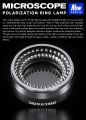 Mechanic LS720 Microscope Ring Light Polarized Ring Light Eliminates Reflection Suitable for Most Stereo Microscopes 48mm Size. 