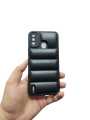 Itel A48 Back Cover Soft Puffer Down Jacket Case with camera protection Back Cover. 