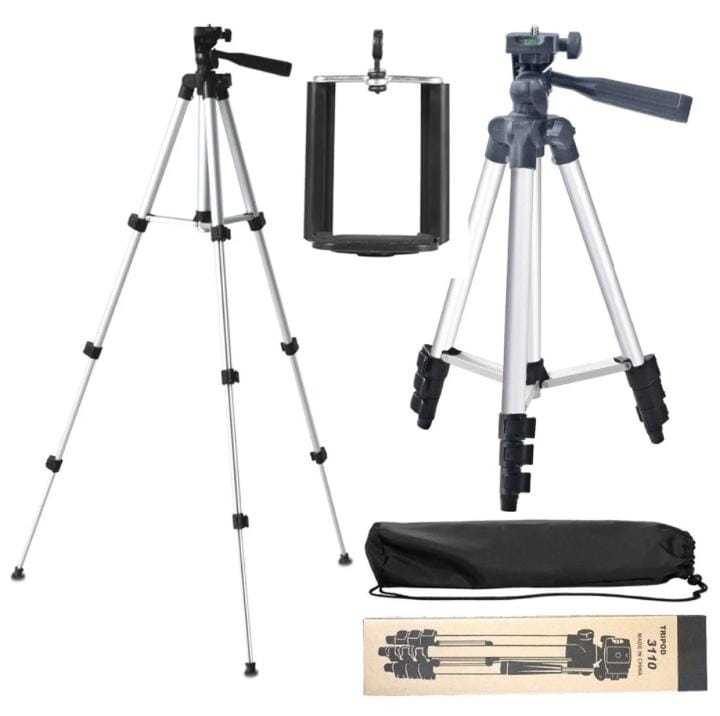 3.5%20Feet%20Tripod%20Stand%20for%20Mobile%20Phones%20and%20Cameras%20with%20Mobile%20Phone%20Holder,%20Adjustable%20and%20Portable%20Tripod%20Stand%20Mobile%20and%20DSLR%20Stand%20for%20Live%20Stream%20and%20Vlogging%20Universal%20Tripod%20Stand,%20Silver%20Model%203110%20with%20Box%20and%20Bag%20-%20Image%203