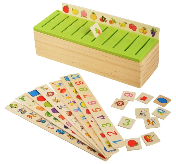 Wooden Knowledge Classification Box | Daraz.pk