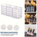 Cosmetic Makeup Organizer Transparent Acrylic Lipstick Holder Display Stand Nail Polish Eyebrow Pencil Storage Box Toothbrush Holder Stationary Holder. 