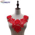 Unique Clothing Embellishments Beautiful Embroidered Lace Collar for Diy Sewing Perfect for Wedding Dress Shirts High Quality Applique Neckline Trim Buyers' Favorite. 