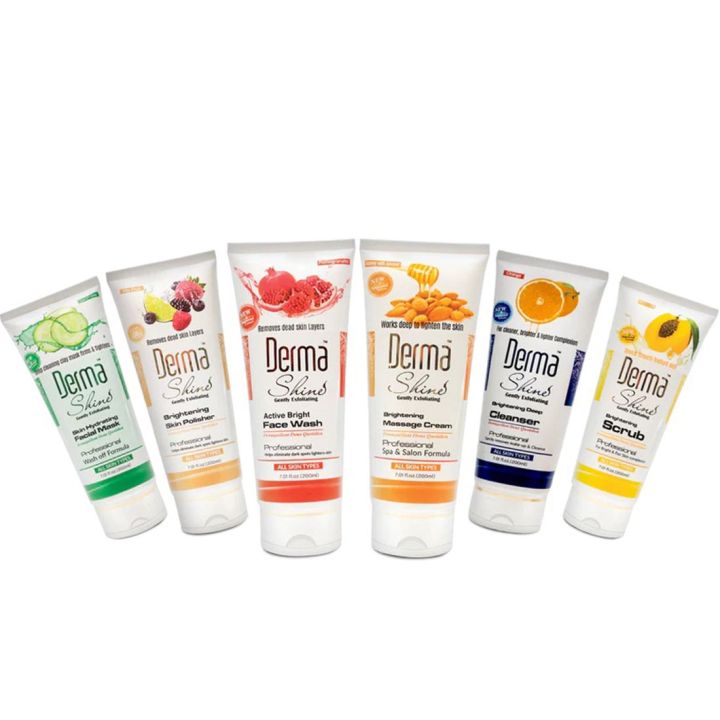 Derma%20Shine%20Facial%20Kit-%20Pack%20Of%206-%2070ml%20Each%20-%20Image%202
