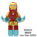 Lego Avengers Minifigures Iron Man Spiderman Mysterio Thor Loki Odin Marvel Super Heroes Building Blocks Toys. 