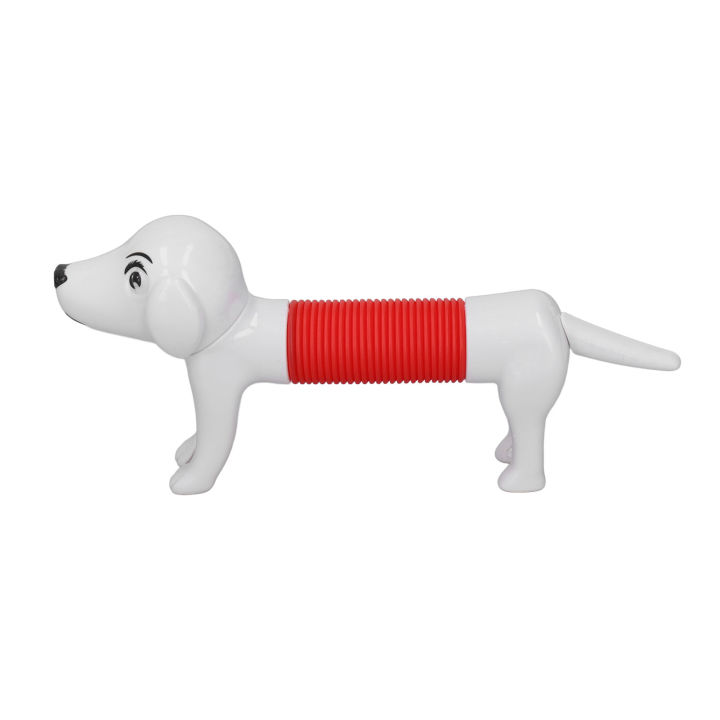 Popping Tube Fidget Toy,Dog Design Sensory Toy for Children