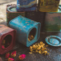 Square Tin Can Empty Cube Tin Box Storage Container kit for Tea Coffee Herb Candy Chocolate Sugar Gift and Crafts. 