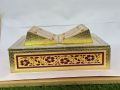 Handmade Wooden Quran Box with Carving Art - Perfect for Wedding Gifts | Wall-Mounted Quran Box | Islamic Muslim Gift Holder for Home Decorative - Unique Selection of Holy Quran Rahal Box | Ramadan Decorations Items Low Price | Wooden Krafts - RED. 