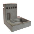 Small House Stairs Shaped Cement Pots Silicone Mold Nordic Style Stairs Type Flower Vase Mould. 