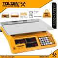 MS - Tolsen Digital Commercial Grade Weighing Scale Double Display 40kg/88lb 2g/0.004lb - 35200. 