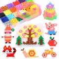 6/10/15/24 color magic Water sticky bead refill pack 2400pcs education toys Accessories Set 5MM aquabeads bead grid. 