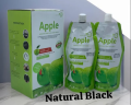 APPLE Hair Color Shampoo Original Out Class Quality Best Result 02 Color Available ( Dark Brown - Natural Black ) 500ML + 500ML. 