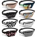 Deanfun Fanny Pack For Women Personal Printed Waist Bag For Girls Fashion Elegant Hip Bag Belt Bags For Travel 18069. 