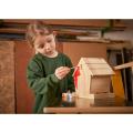Bird House - Wooden Bird House DIY Handmade Parrots Bird Nest Box House Decoration for Garden, Terrace or Balcony. 