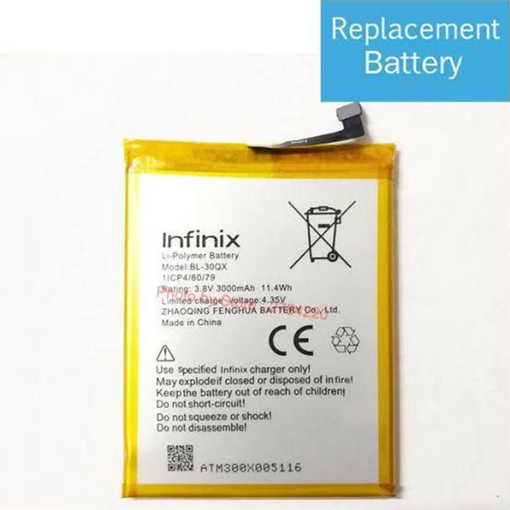 Infinix%20S4%20X626%20/%20Hot%207%20Pro%20X625%20/%20Hot%207%20X624%20Battery%20Replacement%20BL-39KX%20Battery%20with%204000mAh%20Capacity-Black%20-%20Image%202