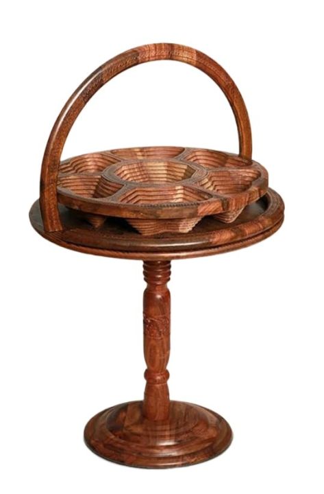 Wood Xpert Dry Fruit Basket Table