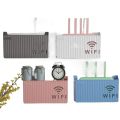 (Multicolor) Wall-mounted router box Office Media Decor Console Wifi box Wireless storage boxes Rack Bracket Hangings Wall Shelf  TV Box Router Shelf Stand WiFi Stand Cord-less Phone Stand Wall Mount Wall Shelf Floating Media Shelf TV DVD Android Box. 