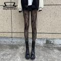 White Flower Vine Stockings Japanese Style Lace Fishnet Pantyhose with Flower Embroidery High Elasticity Anti-slip Thigh Skirt Shorts Accessory for Women Fashion Trend Lace Pantyhose. 