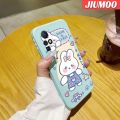 JIUMOO For Infinix Zero X Pro Zero 5G Zero 20 Case Cartoon Cute Rabbit Pattern Aesthetic Thin New Design Phone Case Square Edge Protection Softcase Silicone Casing Cover Shockproof Cases. 