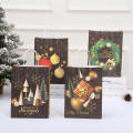 Personalized Gift Bags Festive Packaging Exquisite Handbag Christmas Gift Bag Event Supplies Christmas Printed Kraft Paper Bag. 