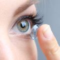 TRANSPARENT CONTACT LENS WITH COMPLETE KIT , GET RID OF GLASSES , NO ONE CAN JUDGE YOU WEAR A LENS ,  EYE SIDE LENS ,  CLEAR LENS ,. 