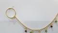 ASIAN BOLLYWOOD Indian Nath Chain Nose Ring Bridal Nath Nose Pins - Nathiya - Nose Nath - Naak Patti. 