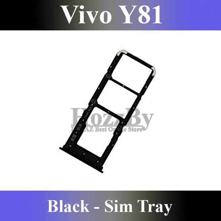 Vivo Y81-Black SIM Tray Sim Jacket Sim Slot Sim Door For Vivo Y81-Black