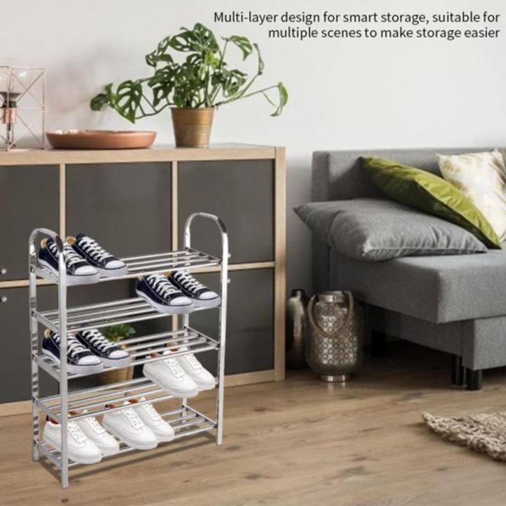 Steel Racks Daraz Stainless Steel 5 Layers Shoe Rack Shoe Organizer | Daraz.pk