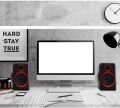 Portable 2.0 Multimedia Speaker System Extra BASS Wired USB Speaker Powered 3.5MM AUX for PC Desktop Laptop Notebook Tablet Smartphones Subwoofer Speaker. 