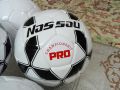 1-PC NASSAU Championship Pro-Match Soccer Ball PAKA Football Korean PU Leather Size 5 Circ. 27" - 28" - Glossy White. 