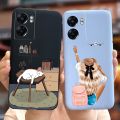For Oppo A77 5G Case CPH2339 Cute Fashion Cartoon Back Cover 6.56'' Soft TPU Phone Case For Oppo A57 5G OppoA57 OppoA77 5G Shell. 