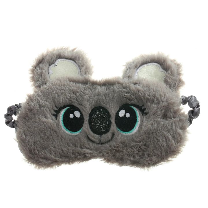 【wholesle668 Store】Plush Mask Cute Koala Unicorn Sort Blindfold Eye Band Aid Cover 3D Night Mask Bandage Women for Sleeing Relax