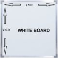 2ft x 2ft Dry Erase White Board Hanging Writing Drawing & Planning Whiteboard. 