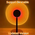 Remote Control RGB Sunset Lamp Projector 16 Colors Changing RGB, Sun Set Lamp for Mobile Photography/ Studio Lighting Backgrounds Accessories Lighting Kit Wallpaper Tiktok_ atmosphere lights Table Lamp for bed room decoration items for girls. 