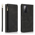 Applicable to Samsung A72 Skin-Sensitive Zipper Protective Sleeve A32 Zipper Nine Card Multi-Function Mobile Phone Leather Case 2021. 