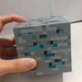 Minecraft Light-up Square Diamond Ore LED Light Toys as Xmas Gifts. 