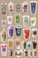 Starbucks Coffee Stickers |  Starbucks Stickers |  A4 SIZE UNCUT STICKER MULTICOLOR | STICKER FOR FRIDGES | STICKER FOR LAPTOPS | STICKER FOR MOBILE | CUSTOM STICKER ALSO AVAILABLE. 