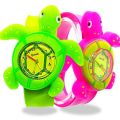 Cute Shark/Whale/Goldfish Children Slap Watch Baby Study-time Toy Green Frog/Crab/Turtle 1-9 Years Old Kids Watches for Boy Girl. 