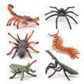 PinShang 12pcs Insect Action Figures Set Butterfly Spider Ladybird Mantis Scorpion Model Toys. 