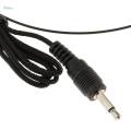 Double Ear Hook Headset Mic Microphone 3.5mm Straight + Right Angle. 