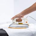 Geepas 1200W Heavy Weight Dry Iron 2.5 Kg - Automatic Dry Iron, Electric Iron Teflon Plated Sole Plate, Durable Heavy Weight Iron Box|. 