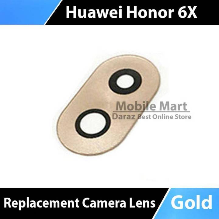 Huawei Honor 6x Replacement Gold Camera Lens Glass For Honor 6x