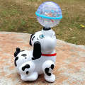 Dancing Dog With 360 Degree Rotating - White. 