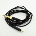 Replacement 2M Jack Plug 6.35MM Adapter Audio Cable for Shure SRH440 840 940 for PHILIPS SHP9000 SHP8900 Headphones - black. 