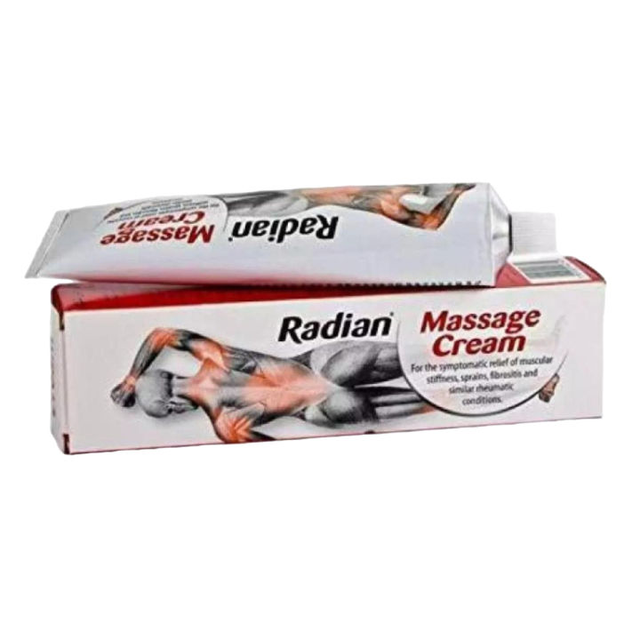 RADIAN MASSAGE CREAM FOR INSTANT RELIEF FROM PAIN 100GM Import UK excellent