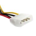 Male-To-Female 4Pin-To-15Pin SATA Power Cables Connector For Hard Drive. 
