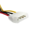 Male-To-Female 4Pin-To-15Pin SATA Power Cables Connector For Hard Drive. 