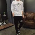 Stylish Classic Branded Men's Track Suite (T-Shirt + Trouser). 