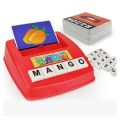 Little Treasures Matching Letter Game Teaches Word Recognition Spelling Toy. 