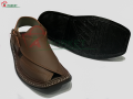 Peshawari chappal for men leather (3 GEAR > SIDE PIECE> ROUND SHAPE>Matte Leather) kheri chappal for men new design. 