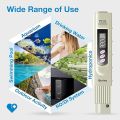 TDS Meter, Water Quality Tester Filter Pen, Accuracy Testing for Drinking Water Purity Test, Swimming Pools, Aquariums, Etc.. 